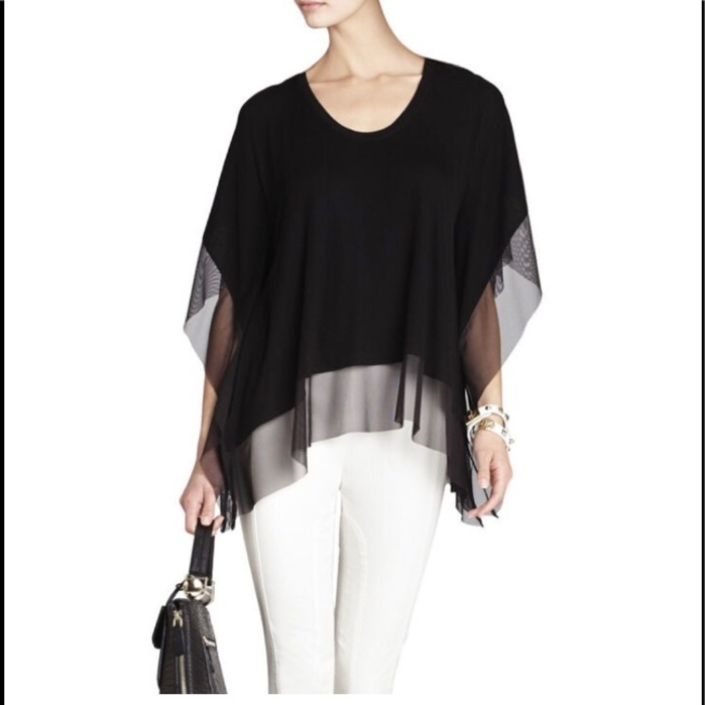 Sz Xs BCBG drop shoulder top